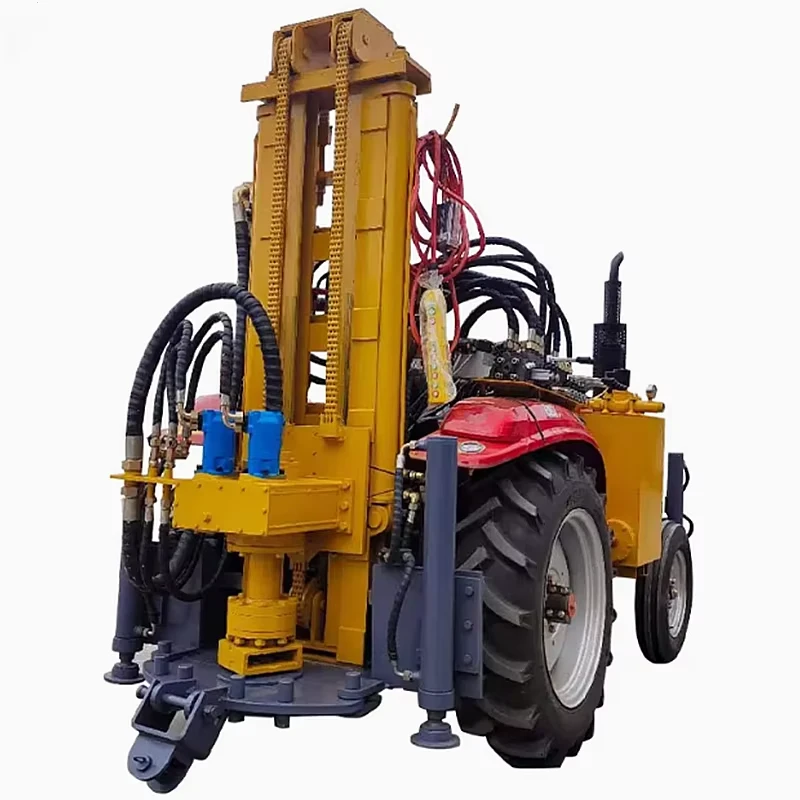 Tractor Mounted Pneumatic Water Well Drilling Rig factory